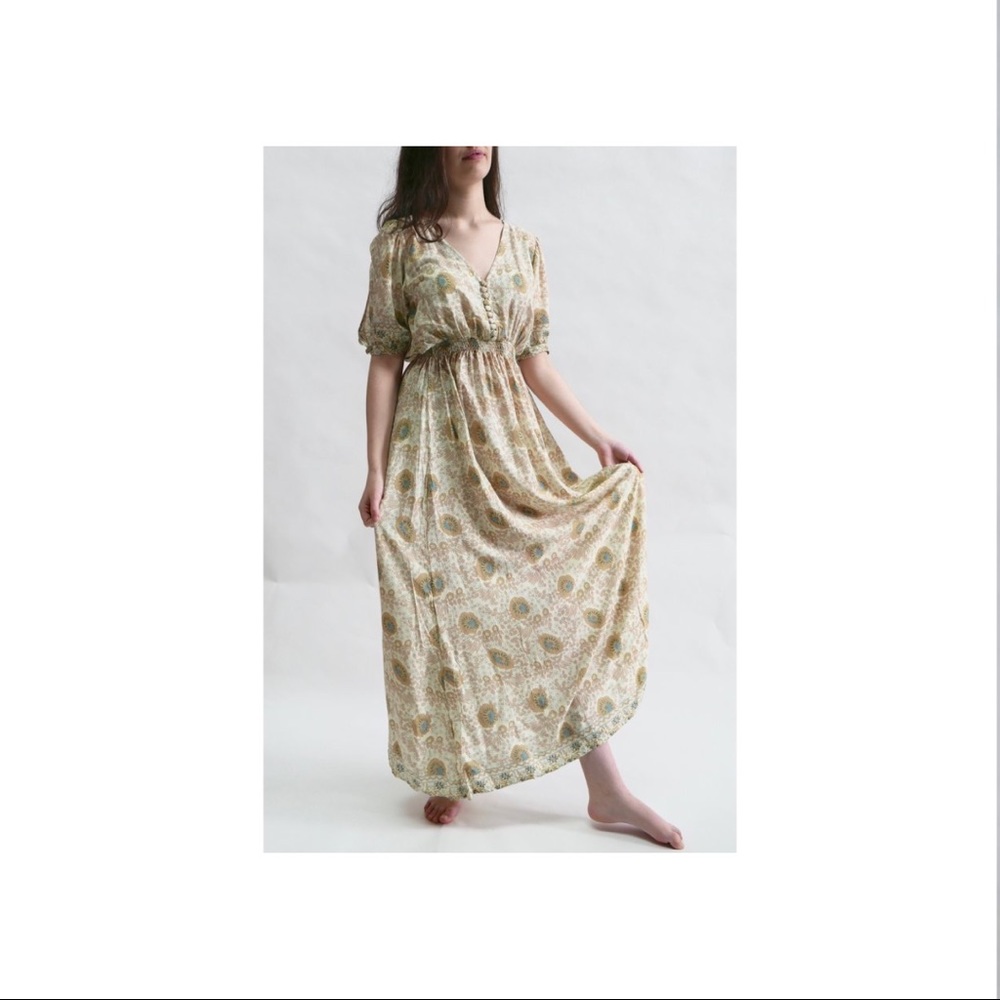 Natalie Martin Laurie Dress in Sand Vintage Floral